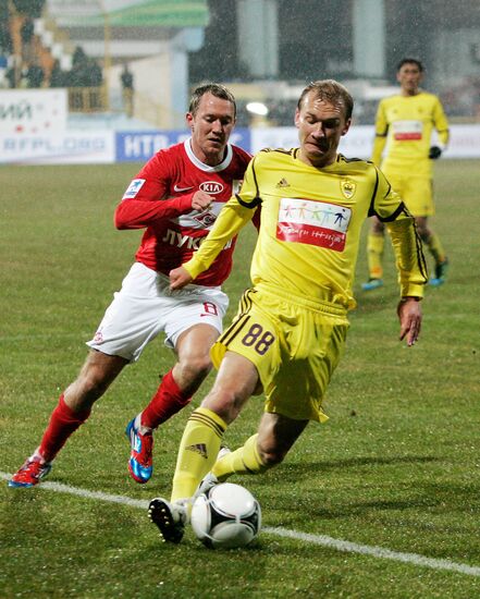 Russian Football Premier League. Anzhi vs. Spartak
