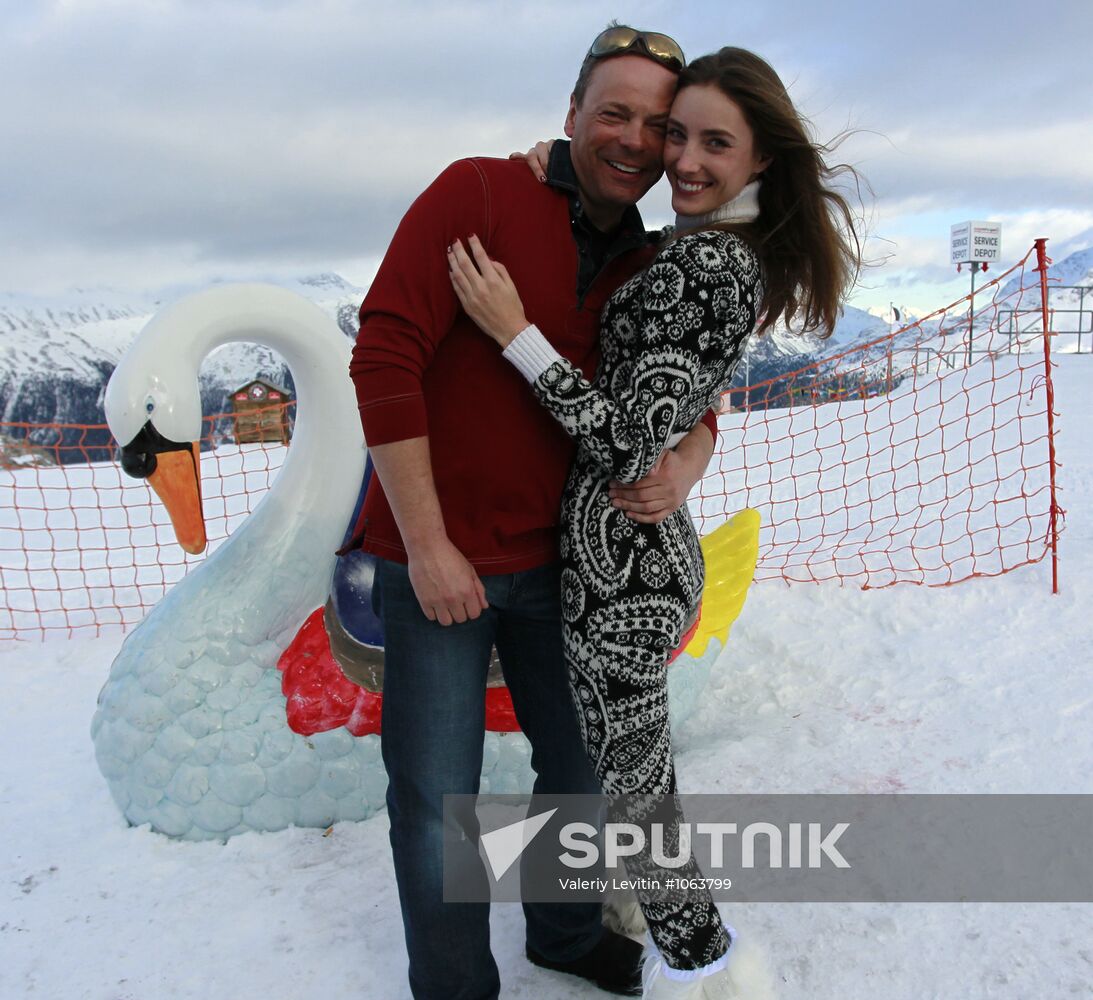 Party following 44th ski marathon Engadin 2012