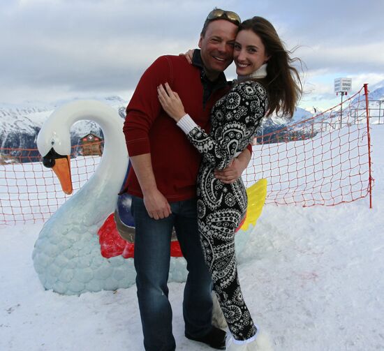 Party following 44th ski marathon Engadin 2012