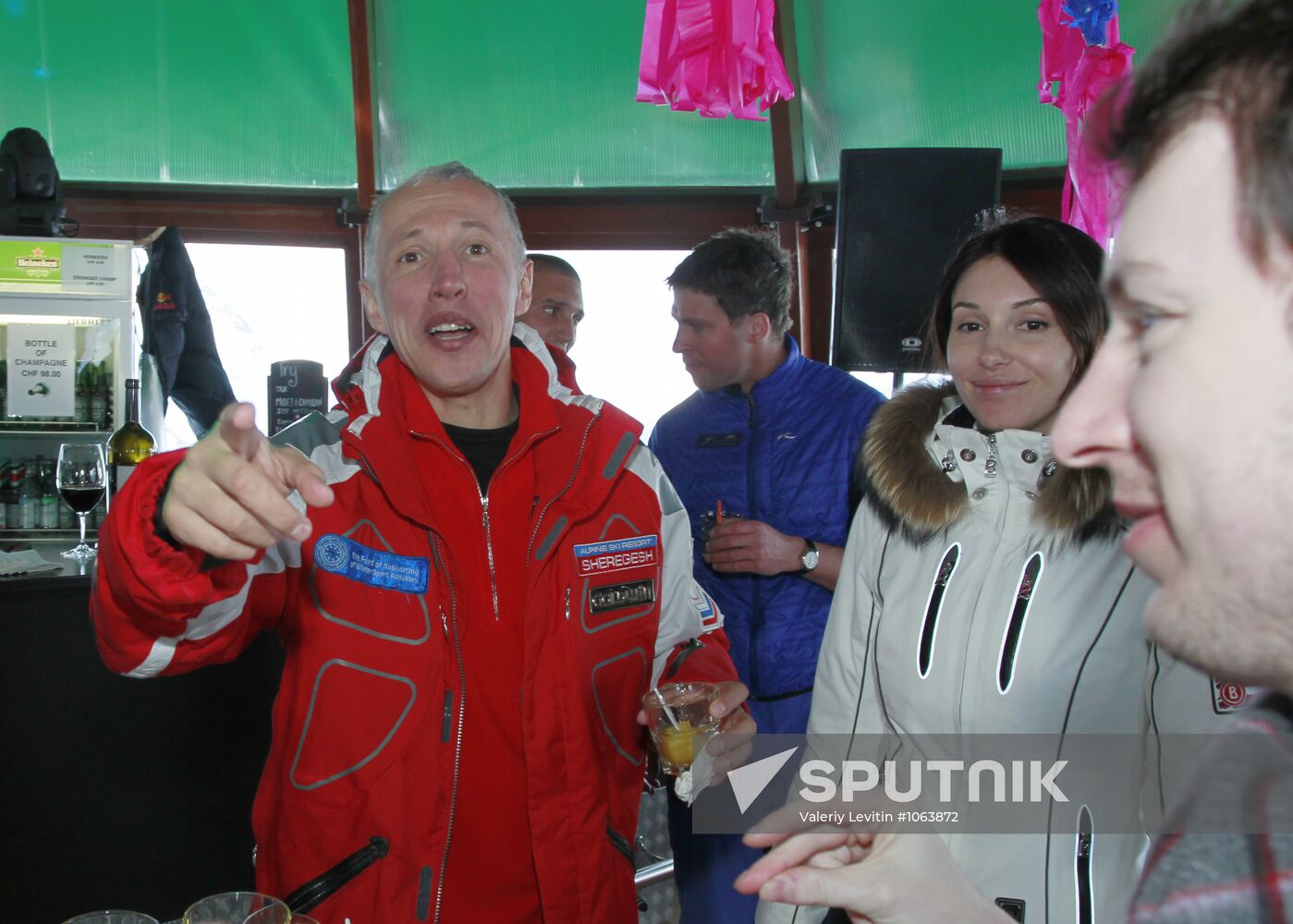 Party following 44th ski marathon Engadin 2012
