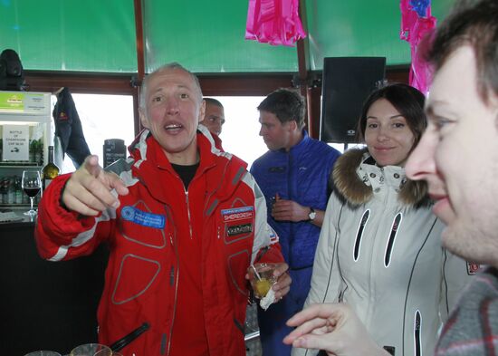 Party following 44th ski marathon Engadin 2012