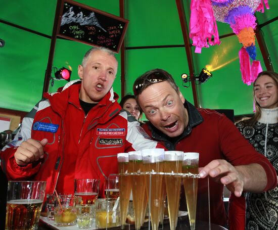 Party following 44th ski marathon Engadin 2012