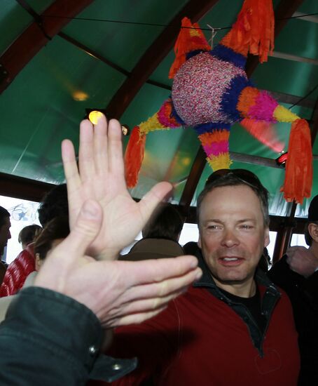 Party following 44th ski marathon Engadin 2012