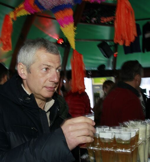 Party following 44th ski marathon Engadin 2012