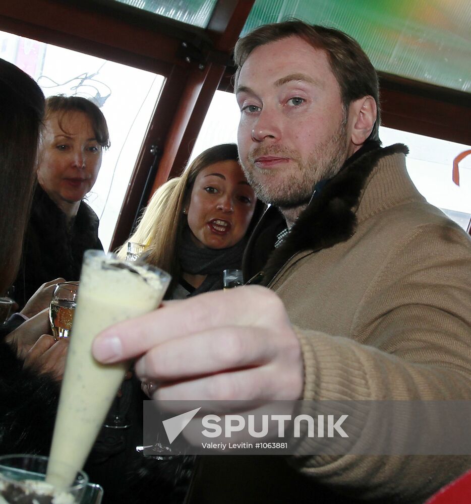 Party following 44th ski marathon Engadin 2012