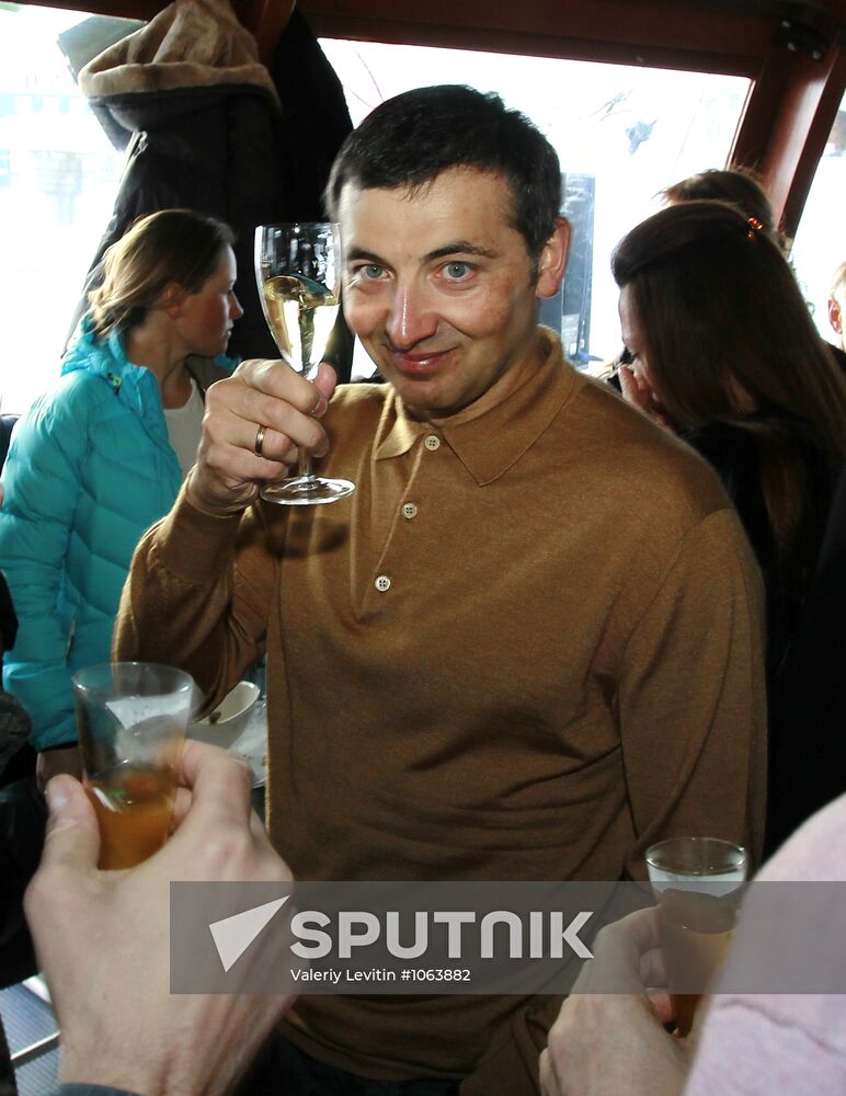 Party following 44th ski marathon Engadin 2012