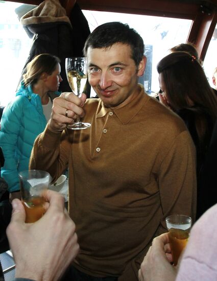 Party following 44th ski marathon Engadin 2012