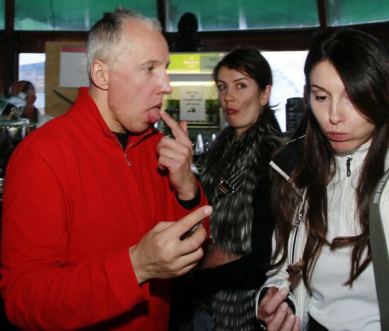 Party following 44th ski marathon Engadin 2012