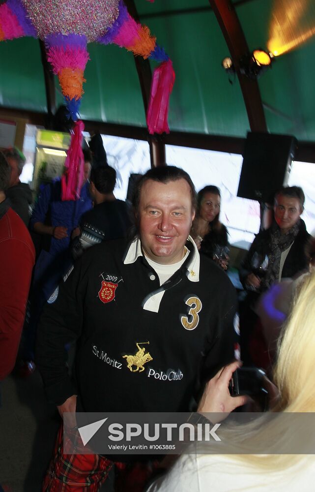 Party following 44th ski marathon Engadin 2012