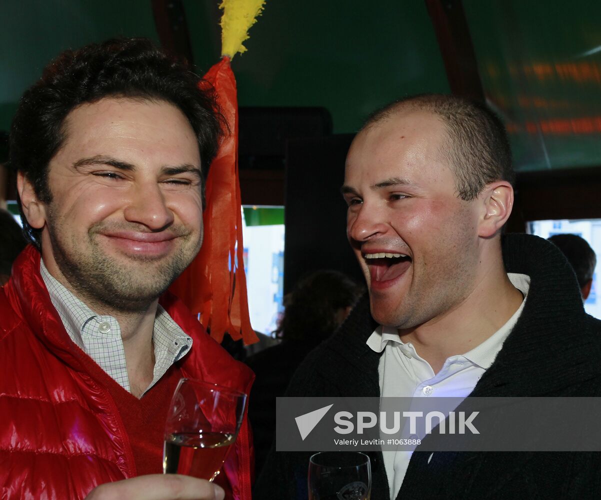 Party following 44th ski marathon Engadin 2012