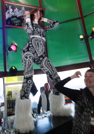Party following 44th ski marathon Engadin 2012