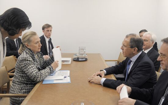 Sergei Lavrov visits New York