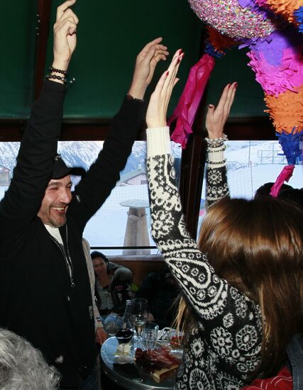 Party following 44th ski marathon Engadin 2012