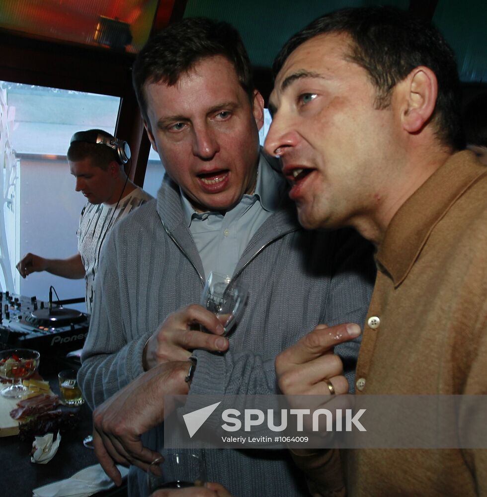 Party following 44th ski marathon Engadin 2012