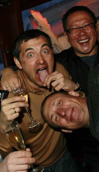 Party following 44th ski marathon Engadin 2012