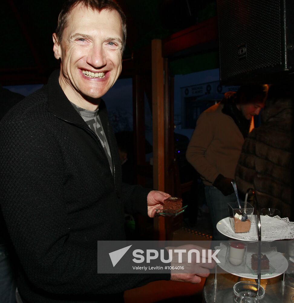 Party following 44th ski marathon Engadin 2012