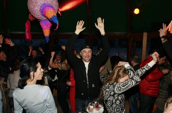 Party following 44th ski marathon Engadin 2012