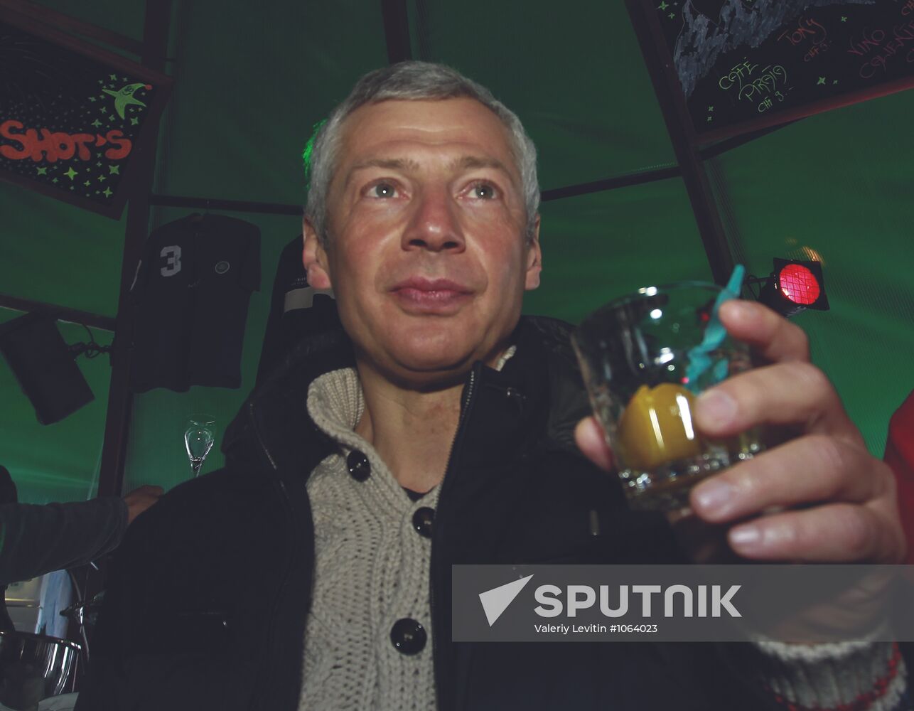 Party following 44th ski marathon Engadin 2012