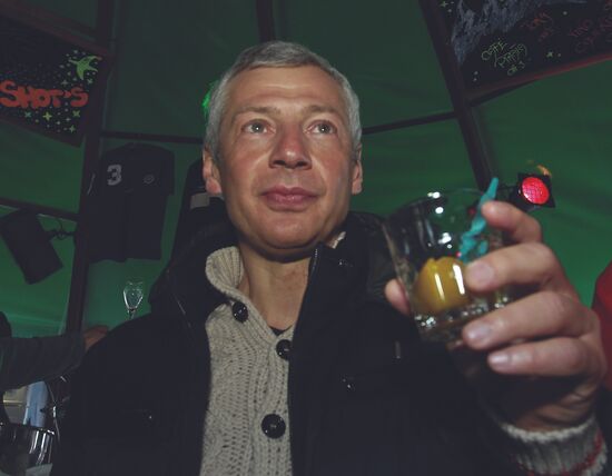 Party following 44th ski marathon Engadin 2012