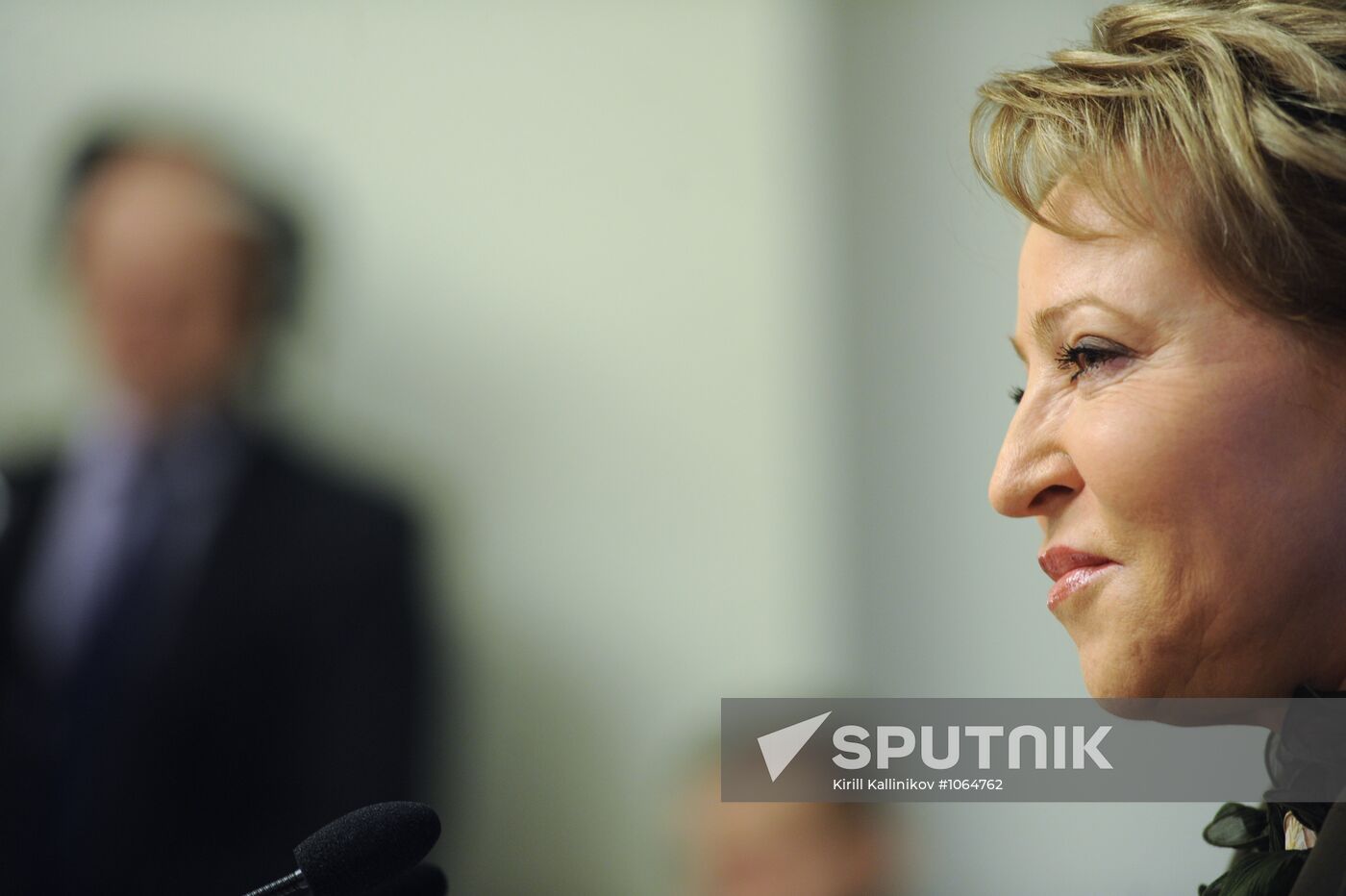 News conference with Valentina Matviyenko
