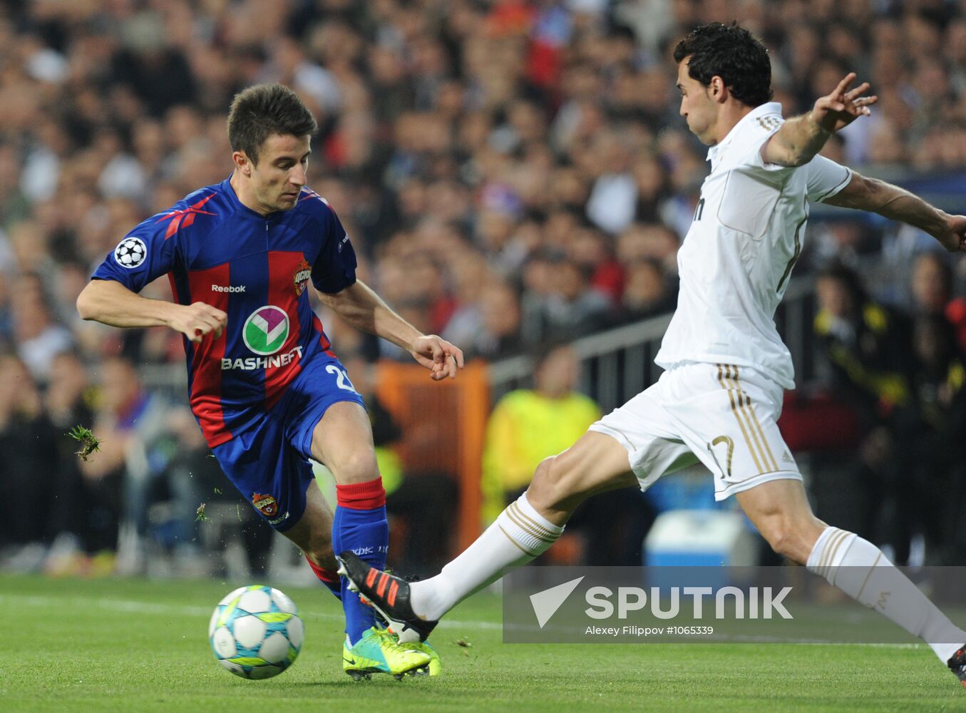 Football Champions League. Match "Real" - CSKA