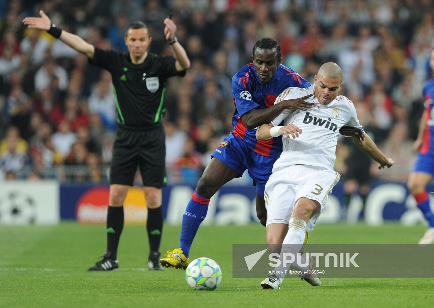 Football Champions League. Match "Real" - CSKA