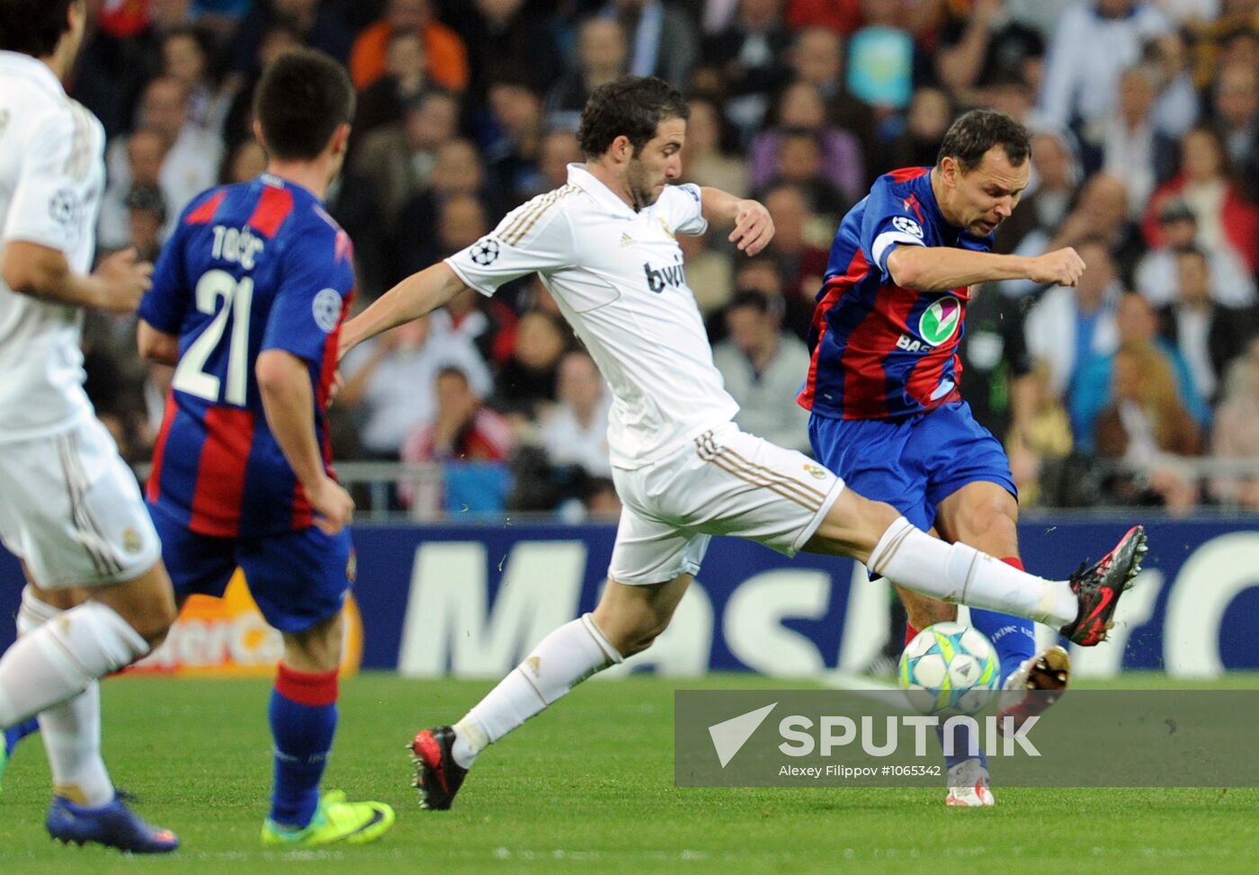 Football Champions League. Match "Real" - CSKA