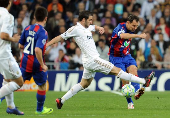Football Champions League. Match "Real" - CSKA