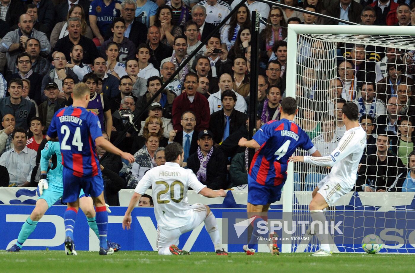 Football Champions League. Match "Real" - CSKA