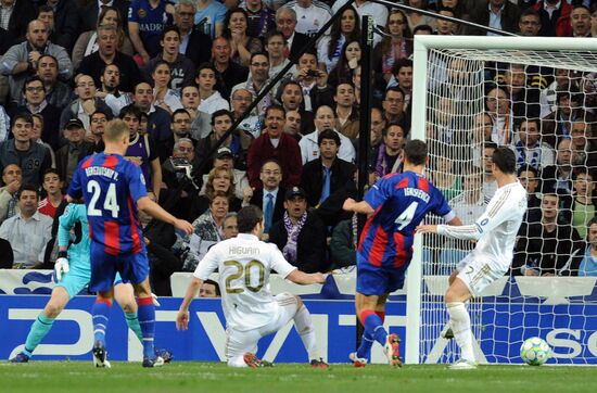 Football Champions League. Match "Real" - CSKA