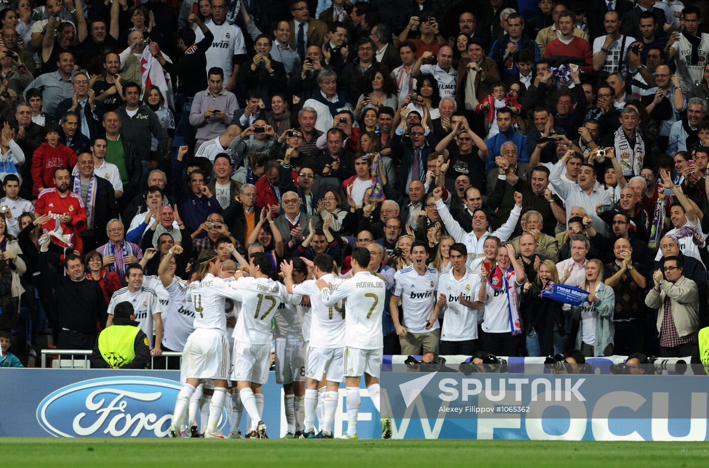 Football Champions League. Match "Real" - CSKA