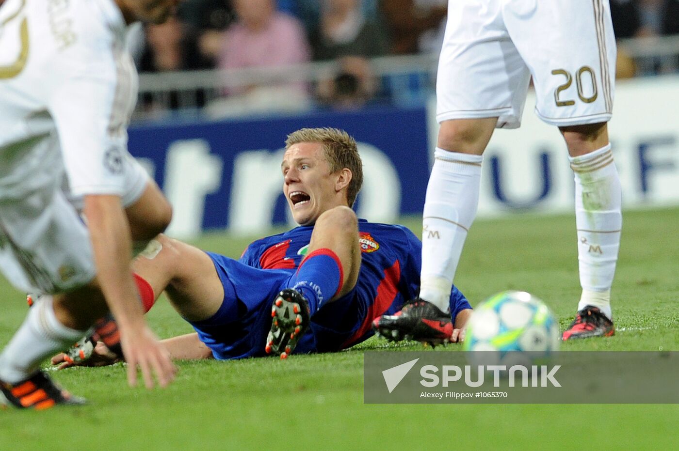 Football Champions League. Match "Real" - CSKA