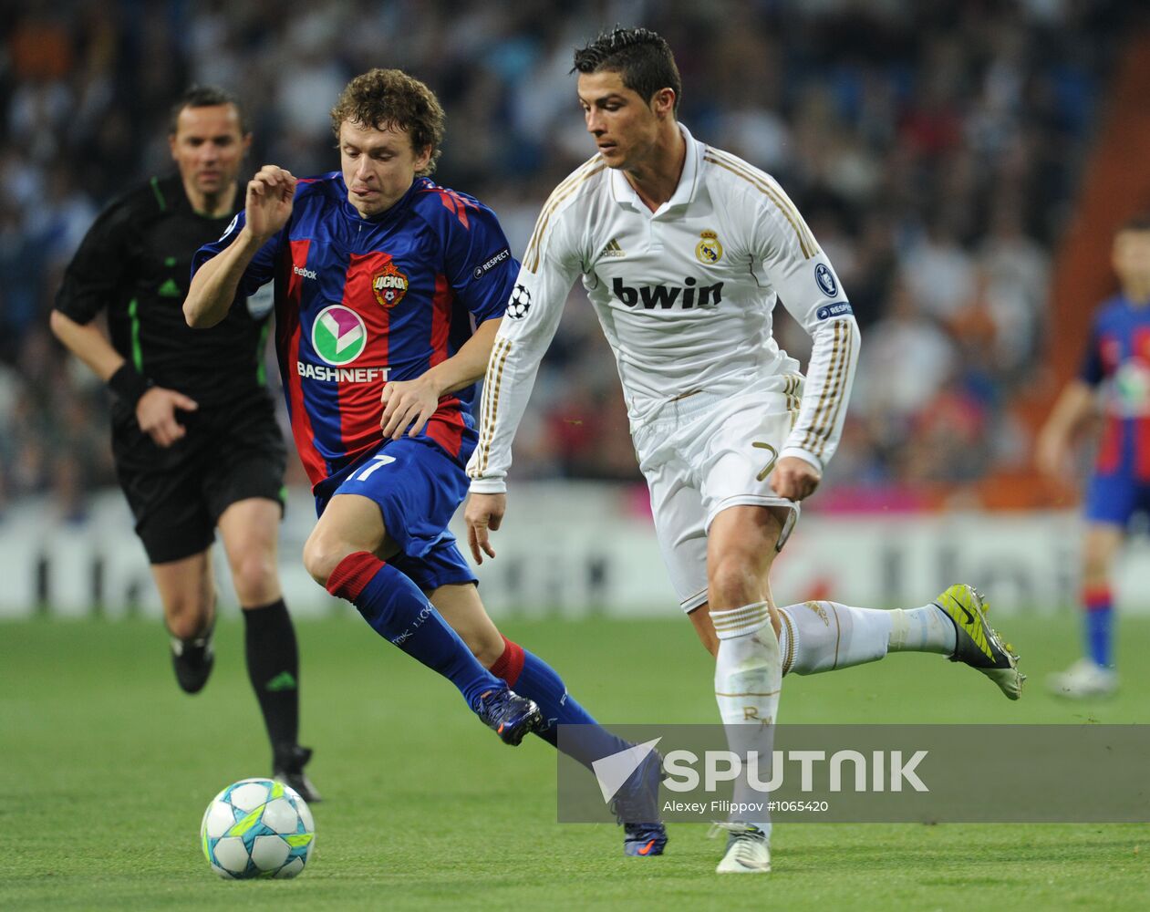 Football Champions League. Match "Real" - CSKA
