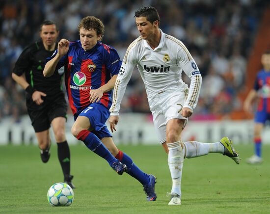 Football Champions League. Match "Real" - CSKA