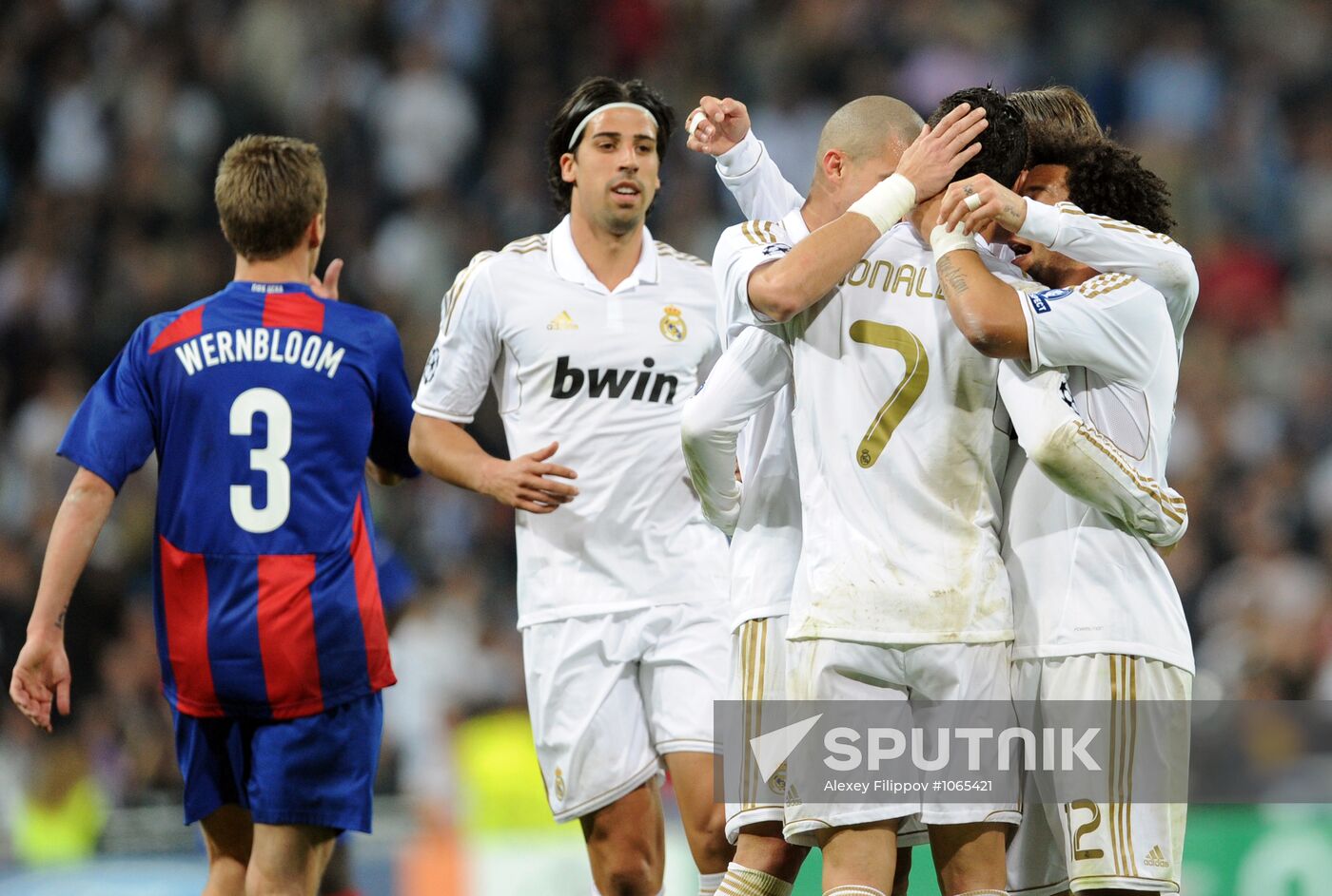 Football Champions League. Match "Real" - CSKA