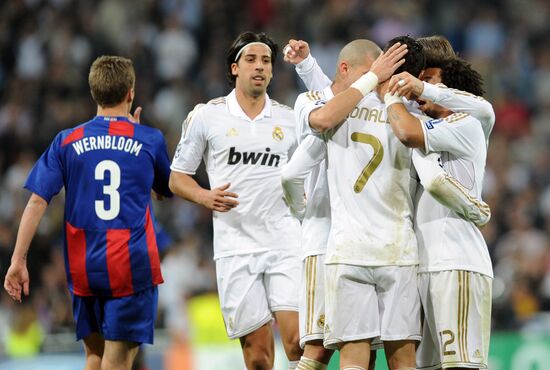 Football Champions League. Match "Real" - CSKA