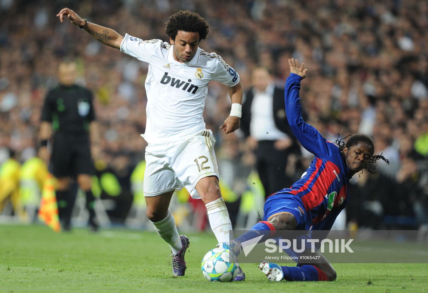 Football Champions League. Match "Real" - CSKA
