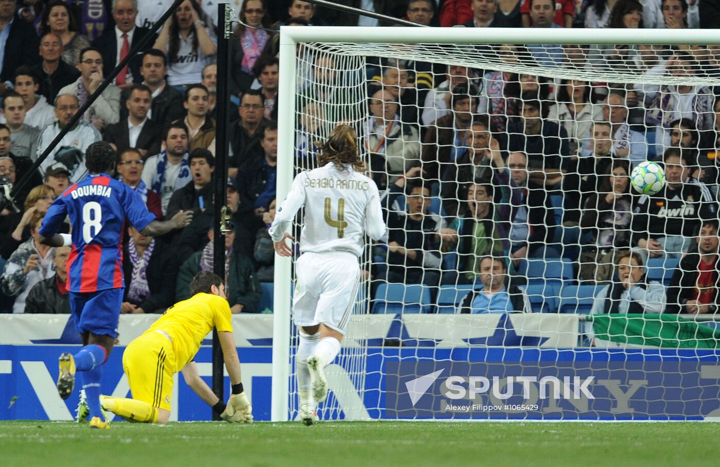 Football Champions League. Match "Real" - CSKA