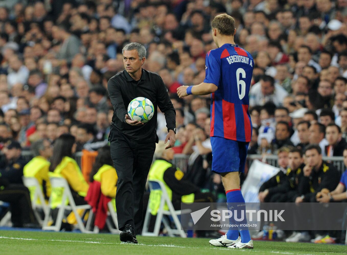Football Champions League. Match "Real" - CSKA