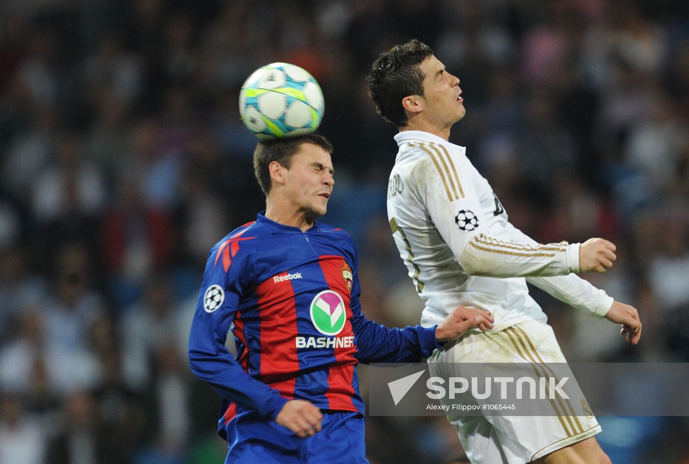 Football Champions League. Match "Real" - CSKA