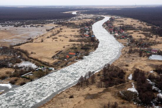 Ice situation in Kaliningrad Region