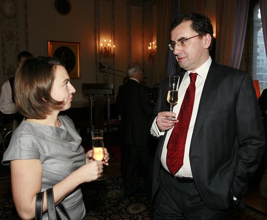 Reception at residence of French Ambassador to Russia