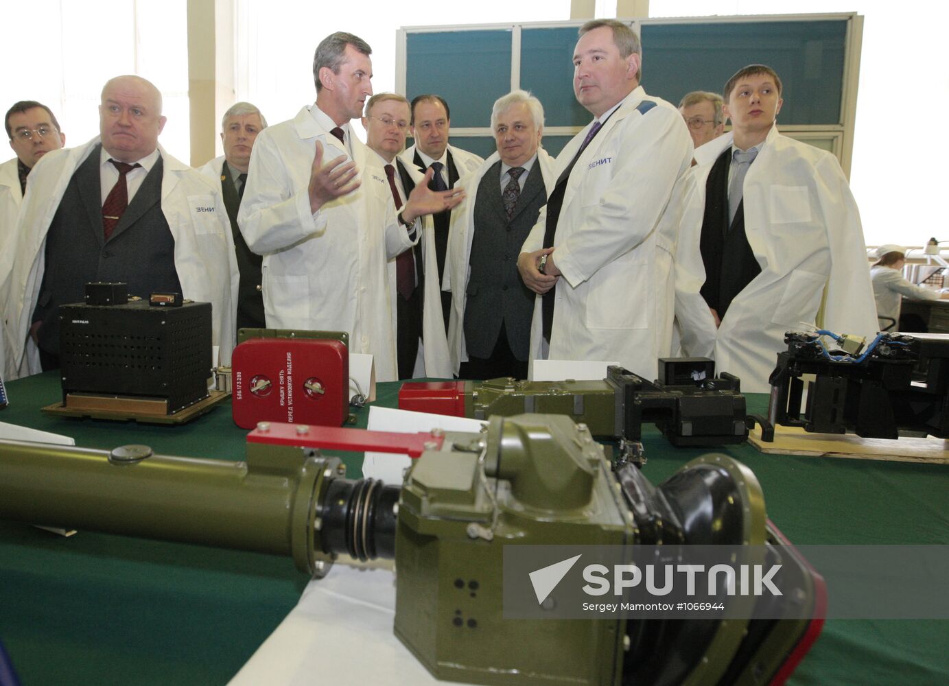 Dmitry Rogozin visits Zverev Krasnogorsk Plant