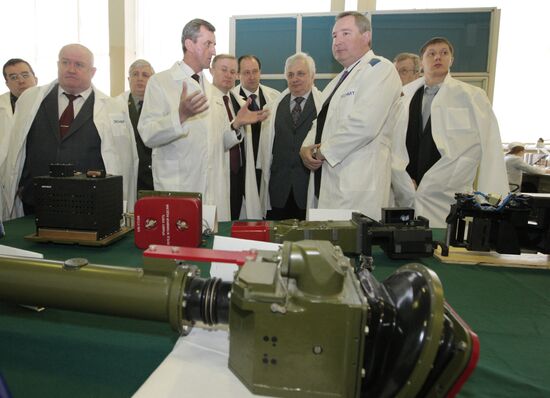 Dmitry Rogozin visits Zverev Krasnogorsk Plant