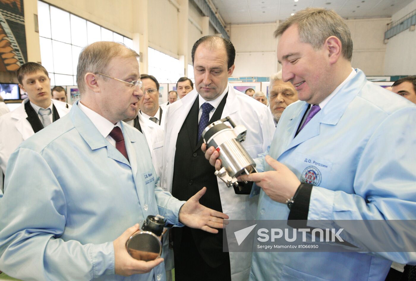 Dmitry Rogozin visits Zverev Krasnogorsk Plant