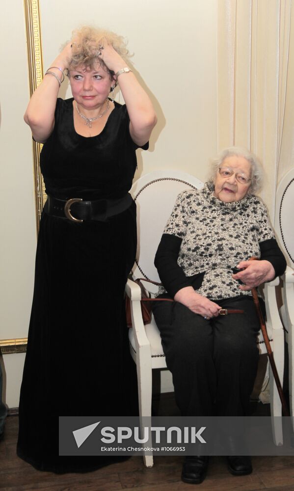 Writer Maria Arbatova's party Movies, Wine and Domino