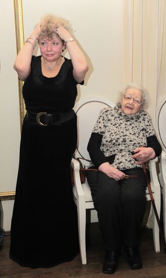 Writer Maria Arbatova's party Movies, Wine and Domino