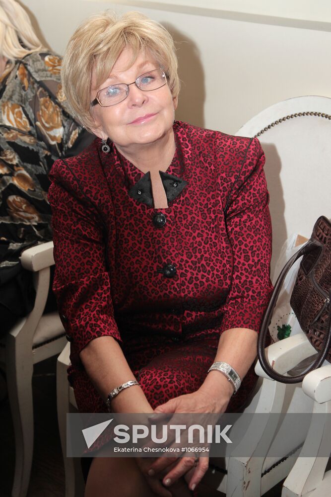 Writer Maria Arbatova's party Movies, Wine and Domino