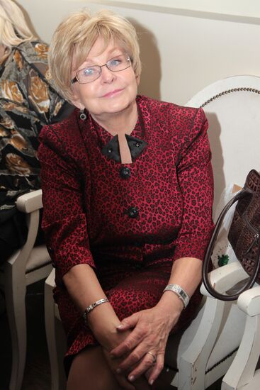 Writer Maria Arbatova's party Movies, Wine and Domino