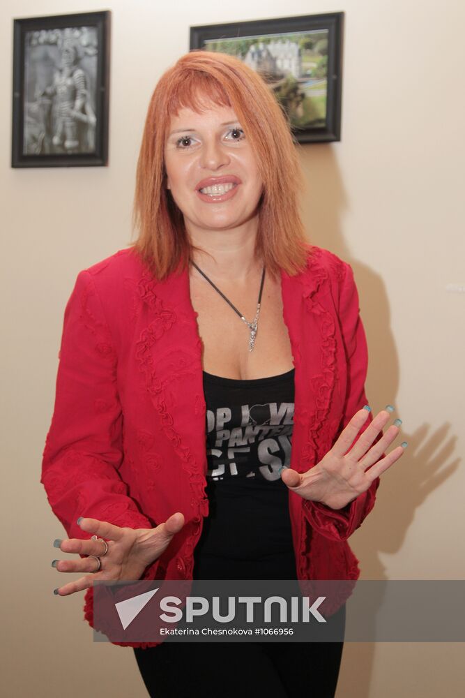 Writer Maria Arbatova's party Movies, Wine and Domino